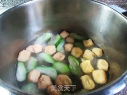 Make Little tofu melon broth step 11
