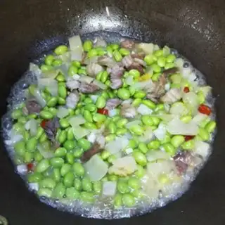 Make Five flowers, soybeans step 10