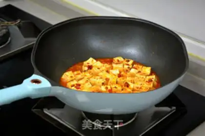 Make Spicy tofu step 4