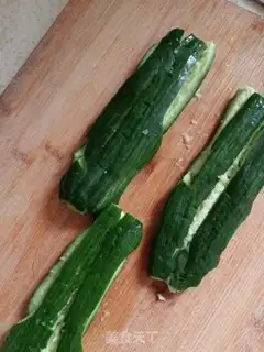 Make Shoot the cucumber step 1