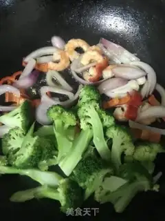Make Shrimp broccoli step 5