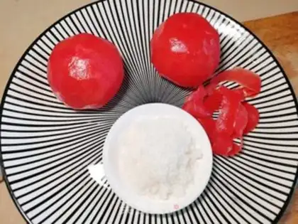 Make Volcanic snow step 1