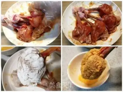 Make Roast torched chicken leg step 3