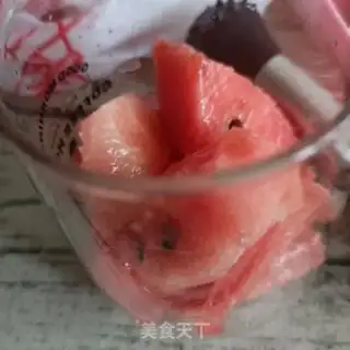 Make Watermelon bubbles step 1
