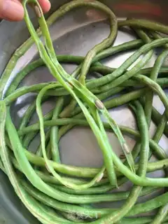 Make ♪ The green bean horns ♪ step 5
