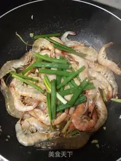 Make Shrimp with sauce step 3