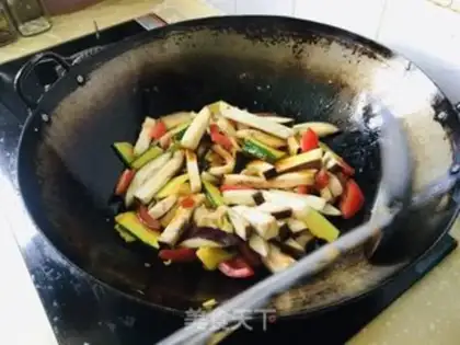 Make Farmer eggplant stew pumpkin step 4