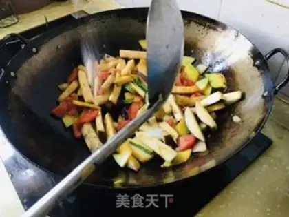 Make Farmer eggplant stew pumpkin step 5