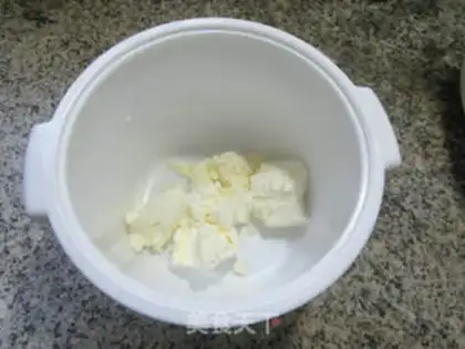 Make Potato tea ice cream step 1