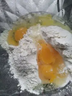 Make Breakfast cake step 1