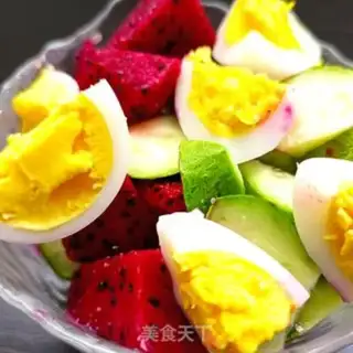 Make cucumber duck egg salad step 9