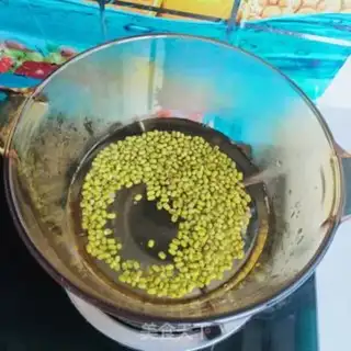 Make Green bean ice cream step 1