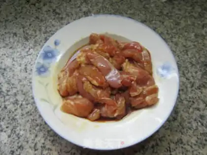 Make Onion tofu, fried chicken leg step 6