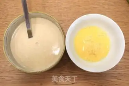 Make Pancake and tomato shrimp soup step 1