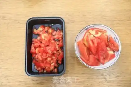 Make Pancake and tomato shrimp soup step 2