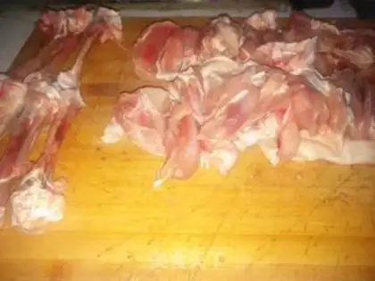 Make Chicken with leaves step 1