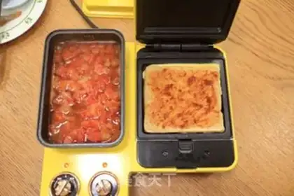 Make Pancake and tomato shrimp soup step 5