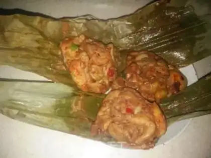 Make Chicken with leaves step 7