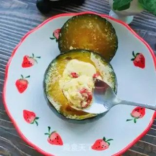 Make Pumpkin steamed eggs step 8