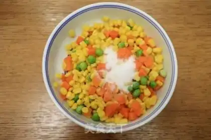 Make Sweet corn brand step 1