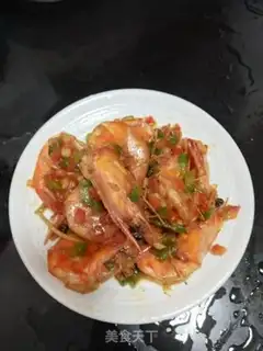 Make Garlic tomato red shrimp step 7