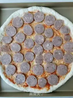 Make Black pepper sausage pizza step 6