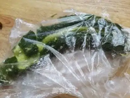 Make Shoot the cucumber step 1