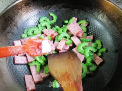 Make Scrambled ham step 6