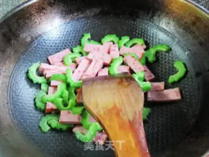 Make Scrambled ham step 8