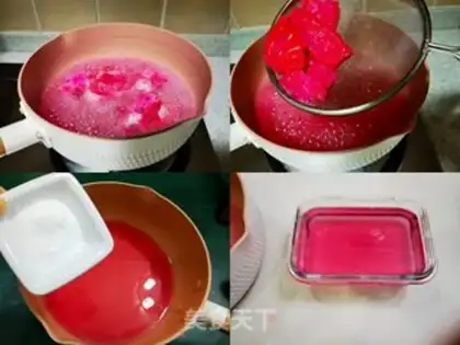 Make Flamingo cocoon jelly step 1