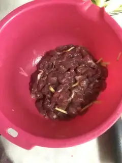 Make Sour beef step 1