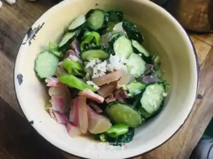 Make Cowhead cucumber step 2