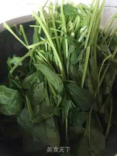 Make Vegetable spinach step 0