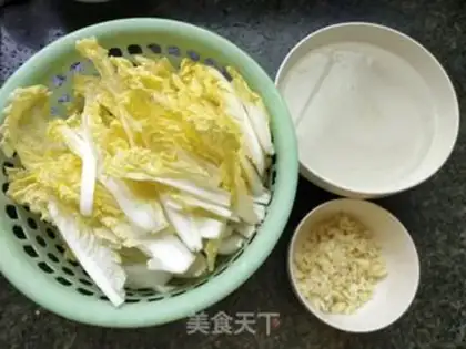 Make Garlic fans steaming doll food step 0