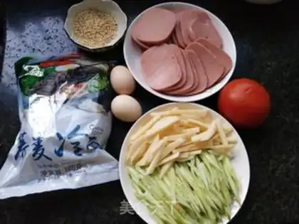 Make Cream noodles step 2