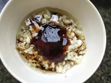 Make Garlic fans steaming doll food step 2