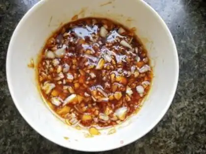 Make Garlic fans steaming doll food step 4