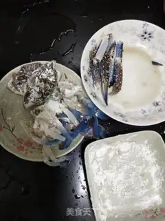 Make Crab onions step 1
