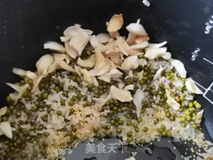 Make Rice, green beans step 1