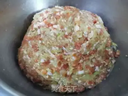 Make Pork cucumber dumplings step 5