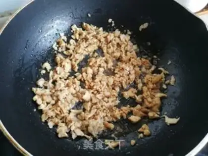 Make Meat and eggplant fans step 4