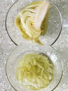 Make Beef and garlic step 1