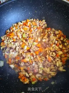 Make Scrambled mushroom egg varnish step 9