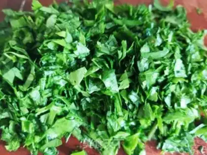 Make Celery eggs step 2
