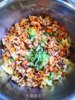 Make Scrambled mushroom egg varnish step 12