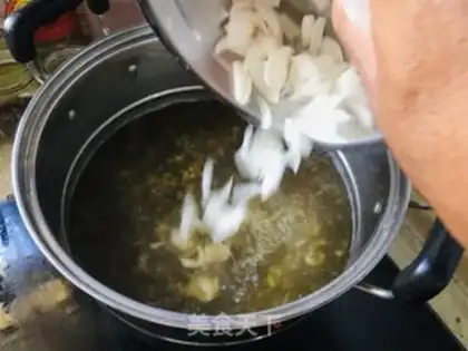 Make Green bean lily step 2