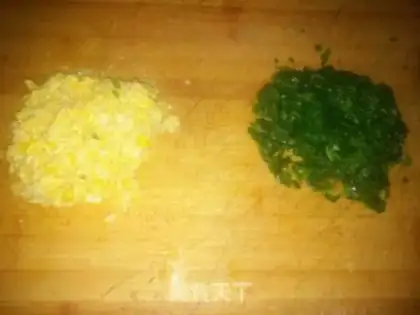 Make Corn pasta step 1