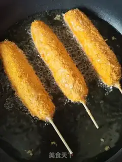 Make Cheese dog stick step 11