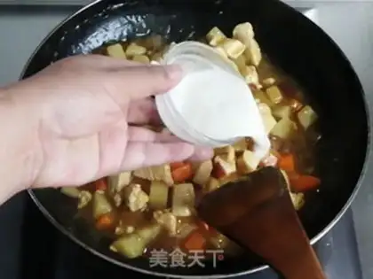 Make Love curry chicken step 6