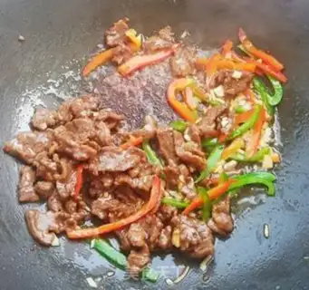 Make Pepper meat step 8